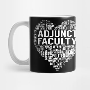 Adjunct Faculty Heart Mug